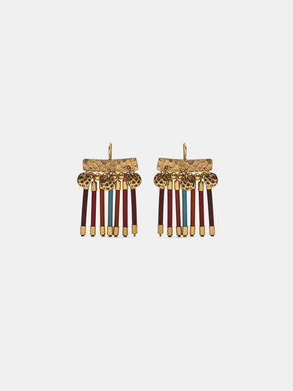 Multicolor Bar Earrings