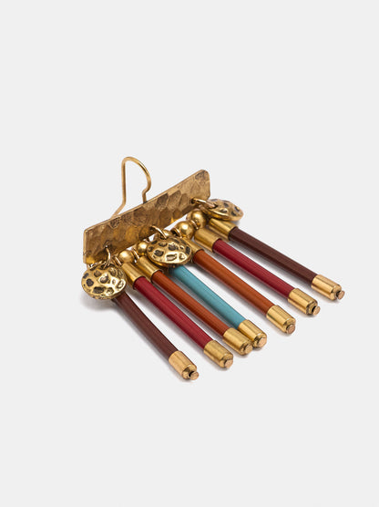 Multicolor Bar Earrings