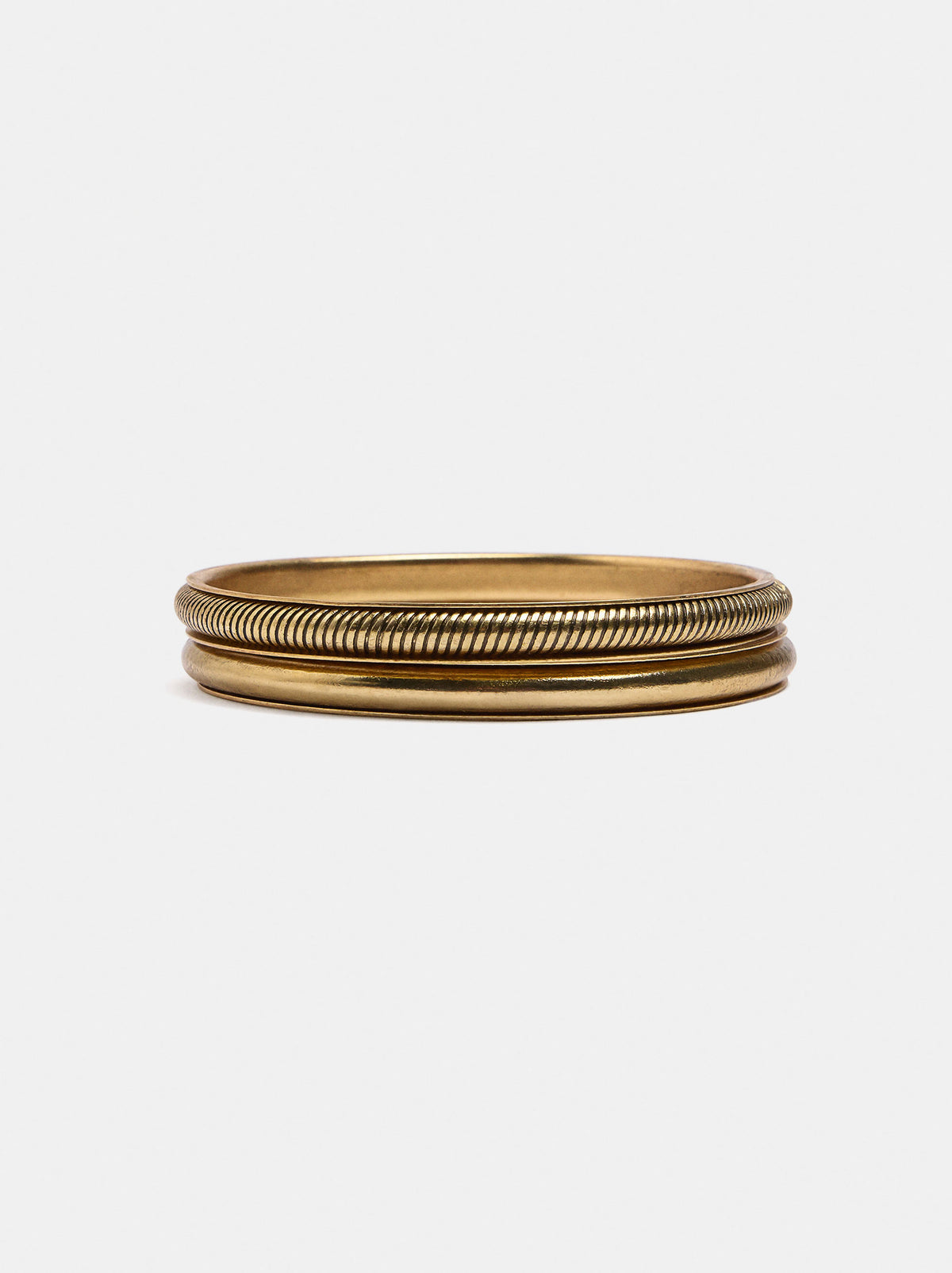 Set Of Thin Rigid Bracelets