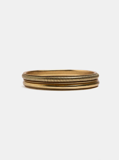 Set Of Thin Rigid Bracelets