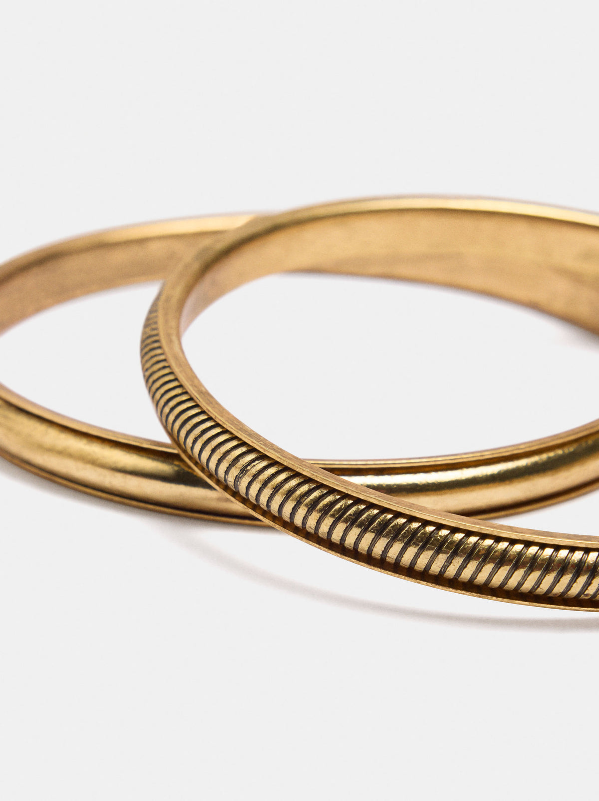 Set Of Thin Rigid Bracelets