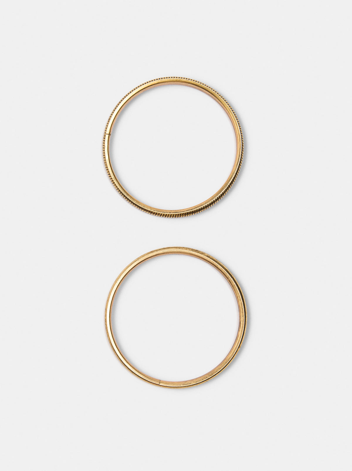 Set Of Thin Rigid Bracelets