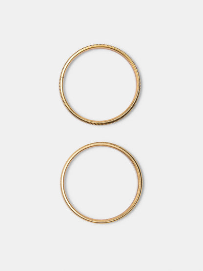 Set Of Thin Rigid Bracelets