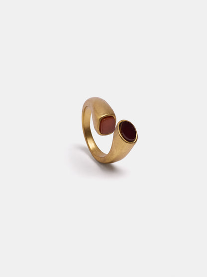 Open Resin Ring With Details