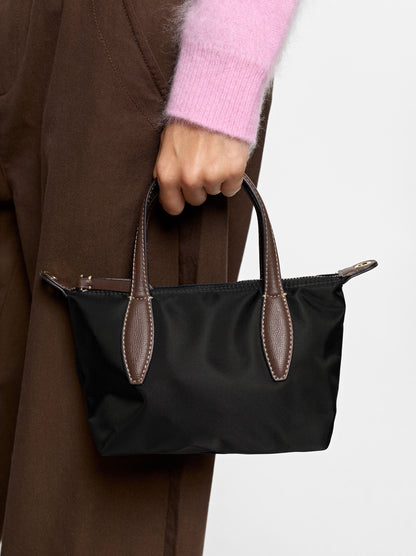 Nylon Tote Bag With Crossbody Bag