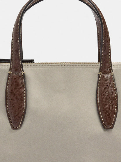 Nylon Tote Bag With Crossbody Bag