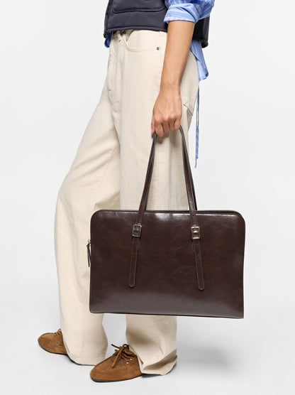 15" Laptop Bag With Zip Closure