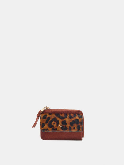 Card Holder With Leather Details