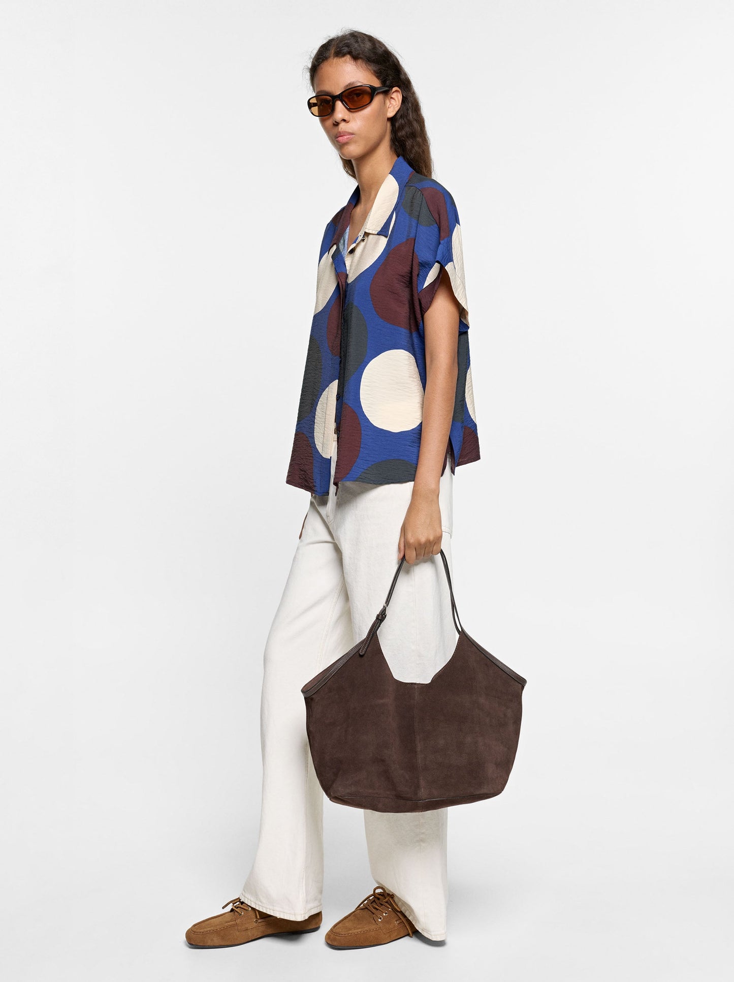 Printed Shirt With Crinkled Effect