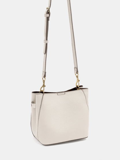 Textured Handbag With A Chain Strap