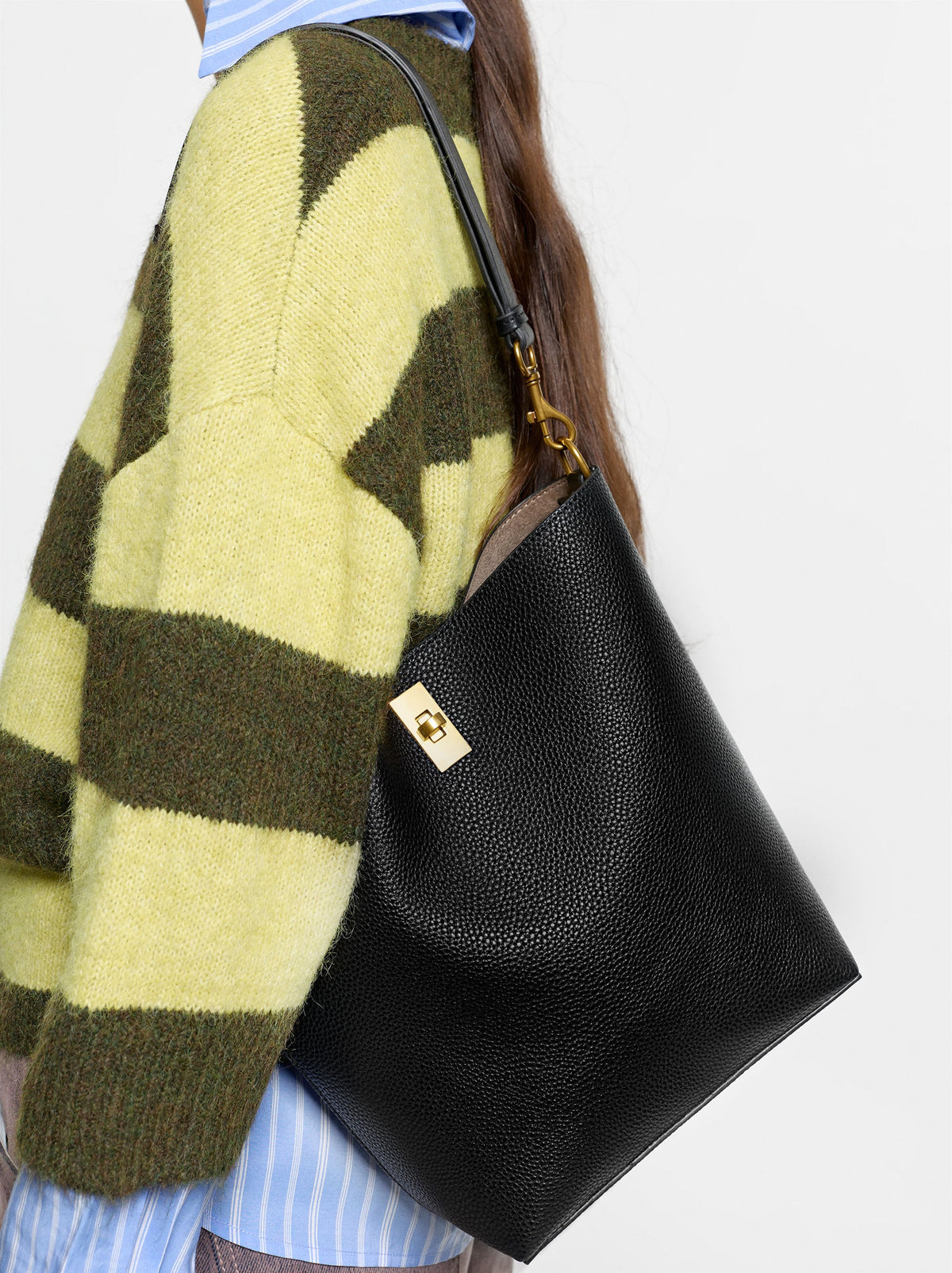 Textured Shoulder Bag
