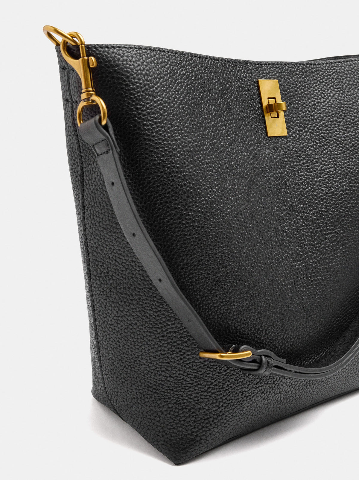 Textured Shoulder Bag