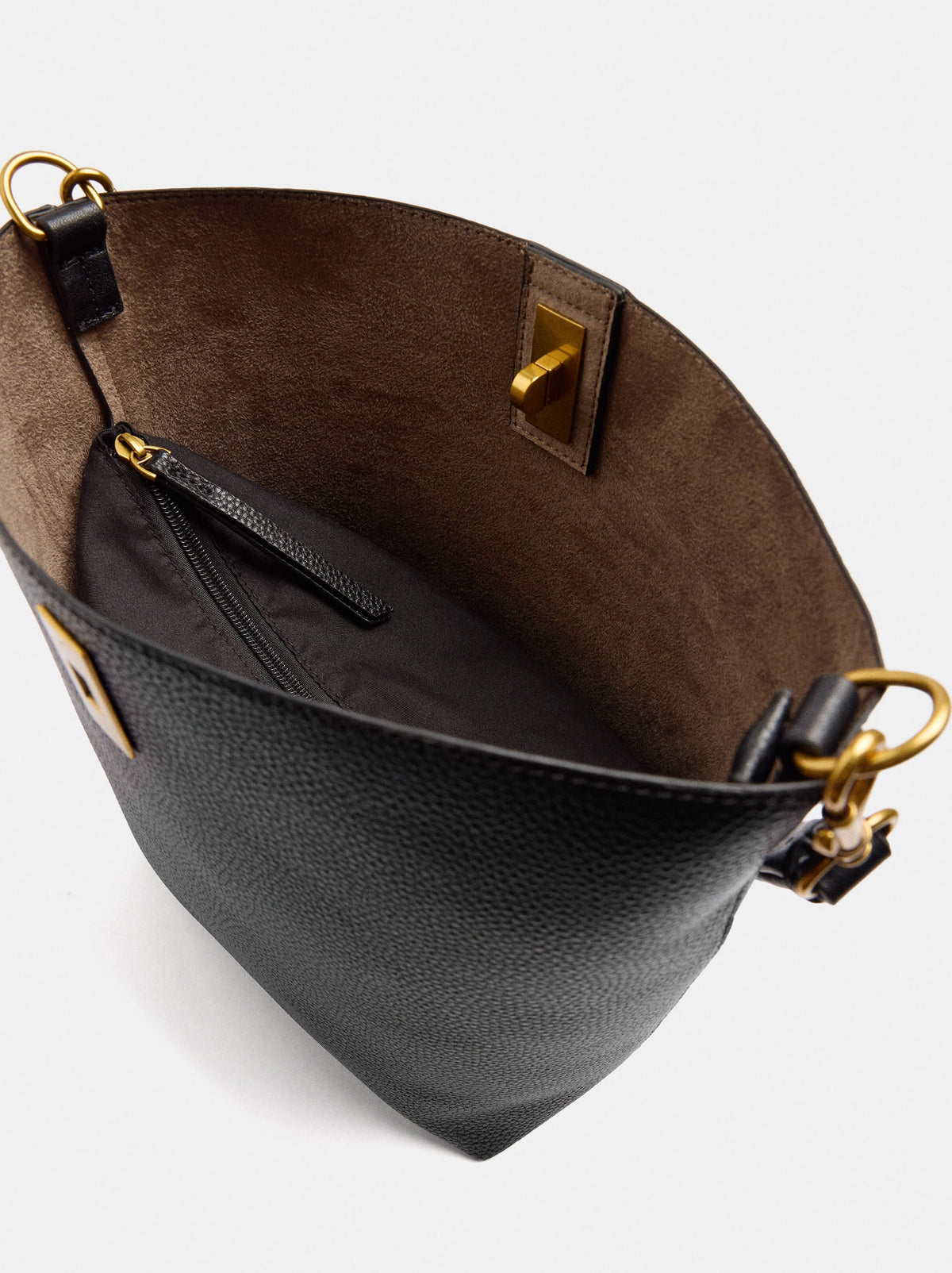 Textured Shoulder Bag