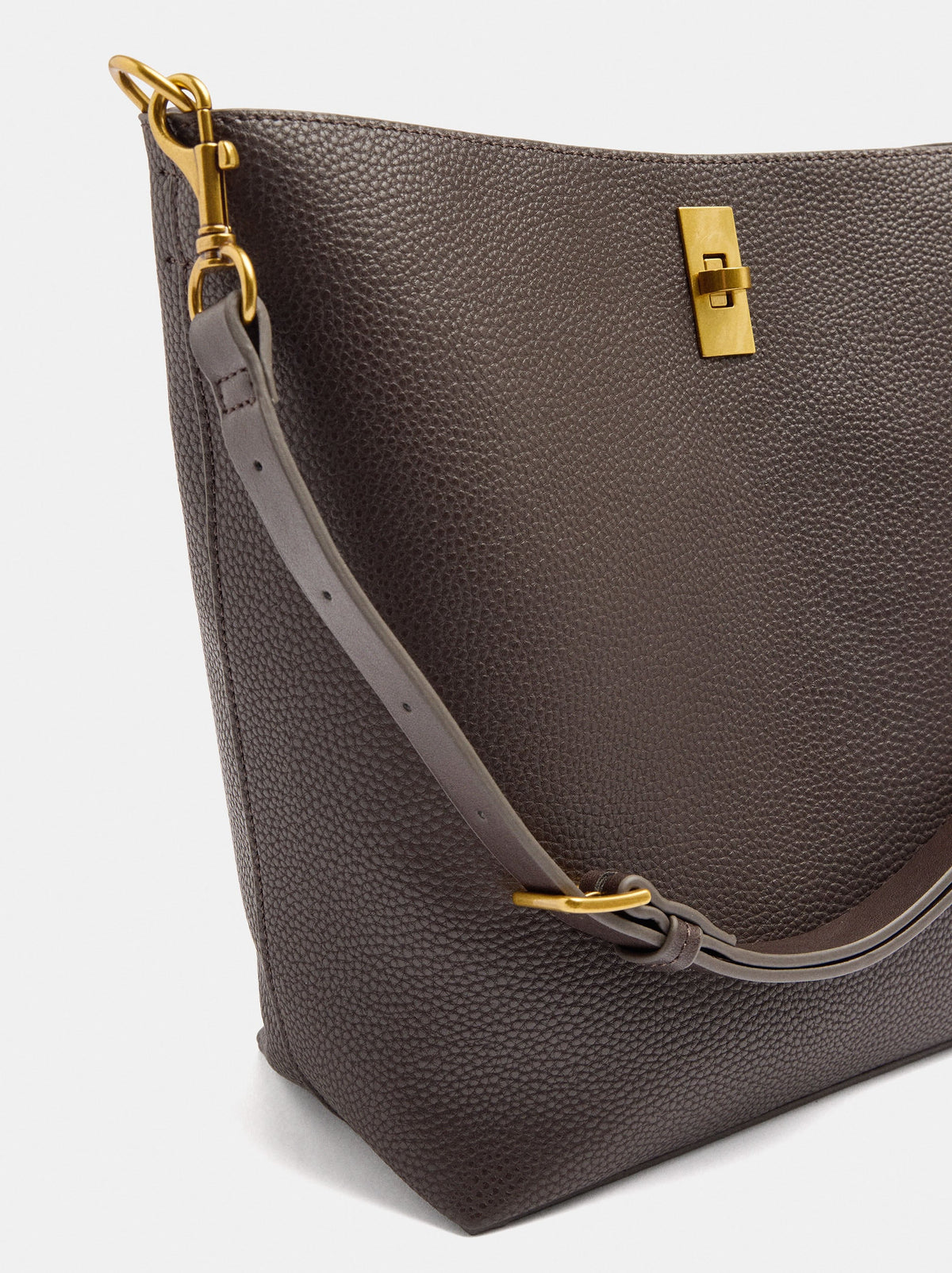 Textured Shoulder Bag