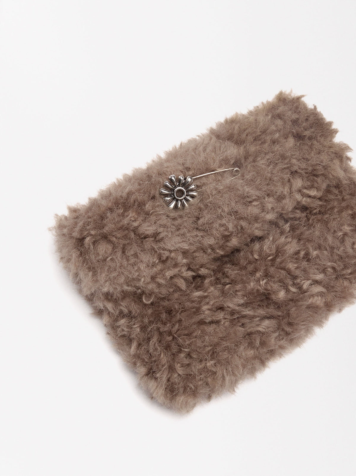 Faux Fur-Effect Pouch