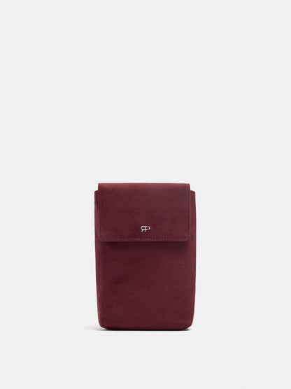 Leather-Effect Mobile Phone Bag With Flap