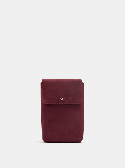 Leather-Effect Mobile Phone Bag With Flap