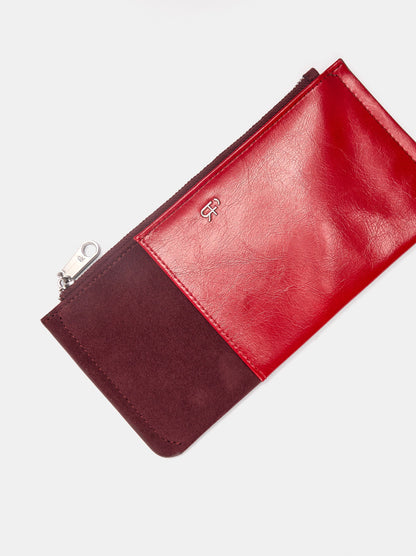 Bicolor Contrast Pouch