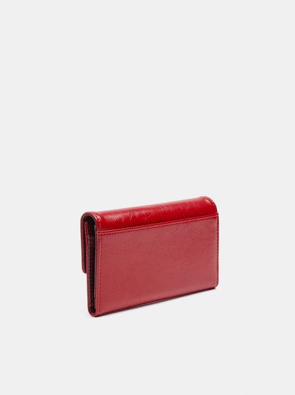 Flat Wallet With Flap
