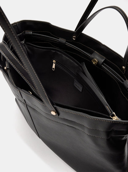 Shopper Bag With Versatile Straps