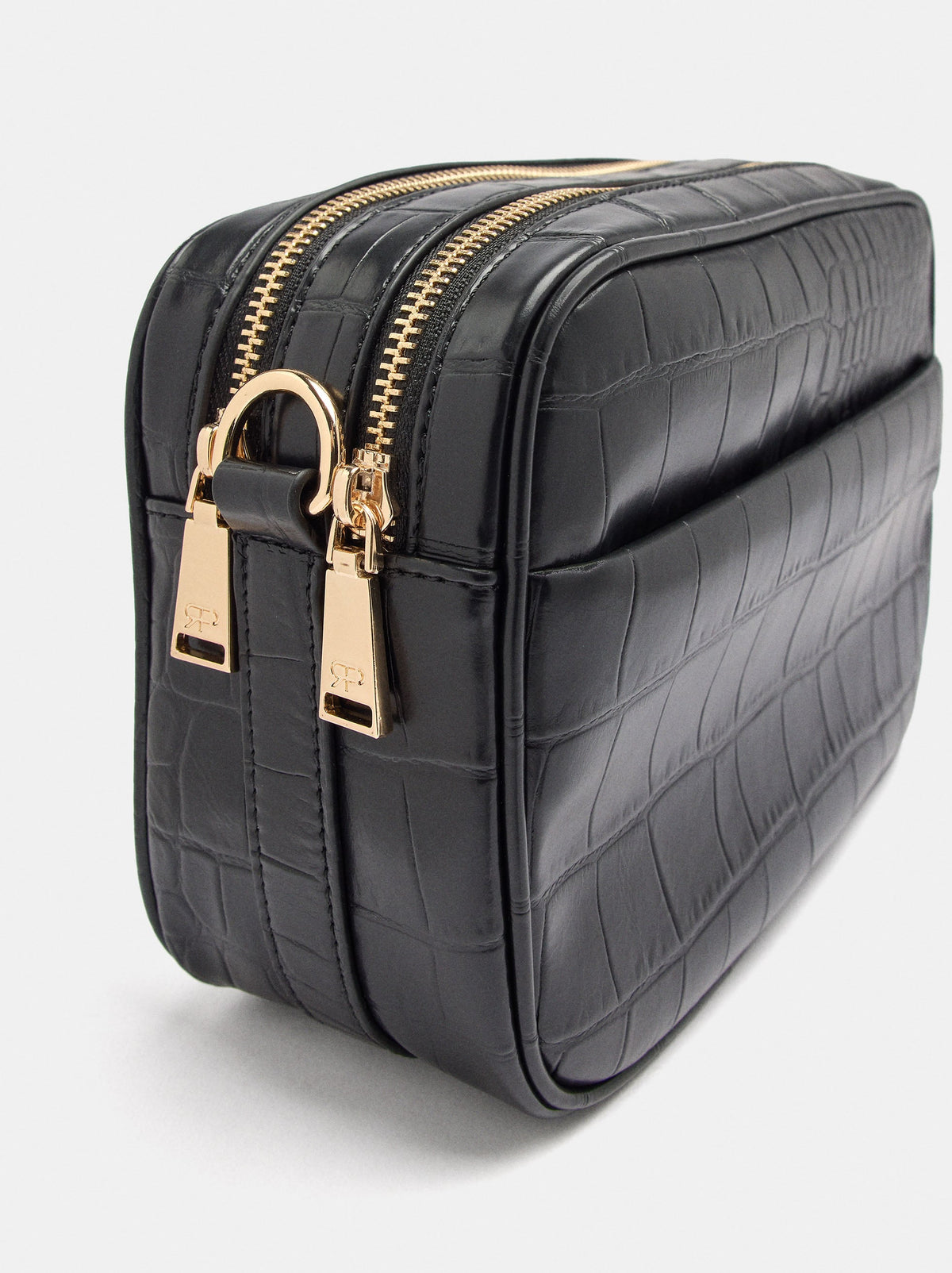 Animal-Embossed Crossbody Bag