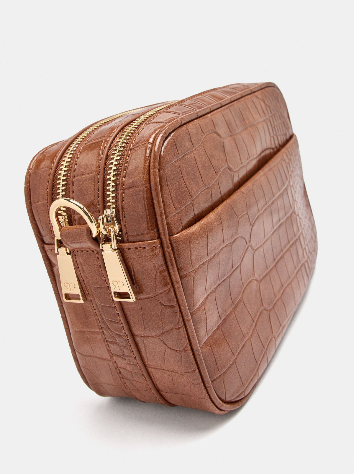 Animal-Embossed Crossbody Bag