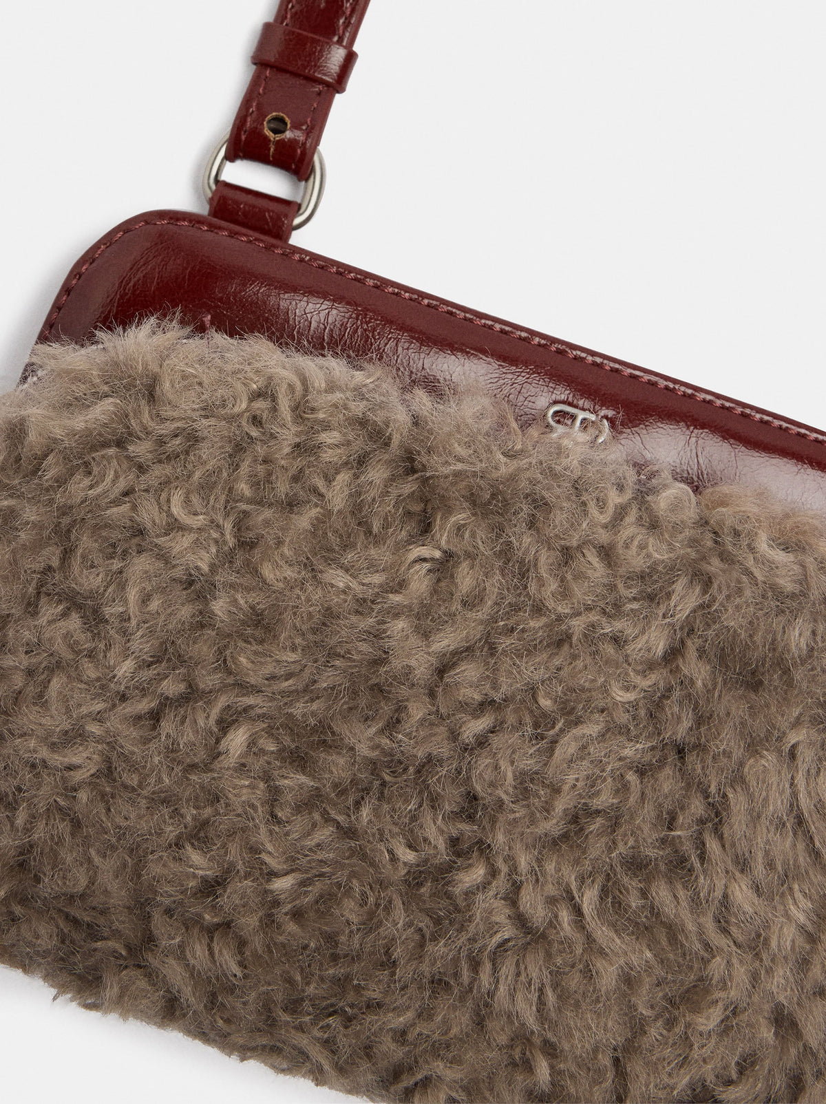 Mini Double Bag With Faux-Fur Effect
