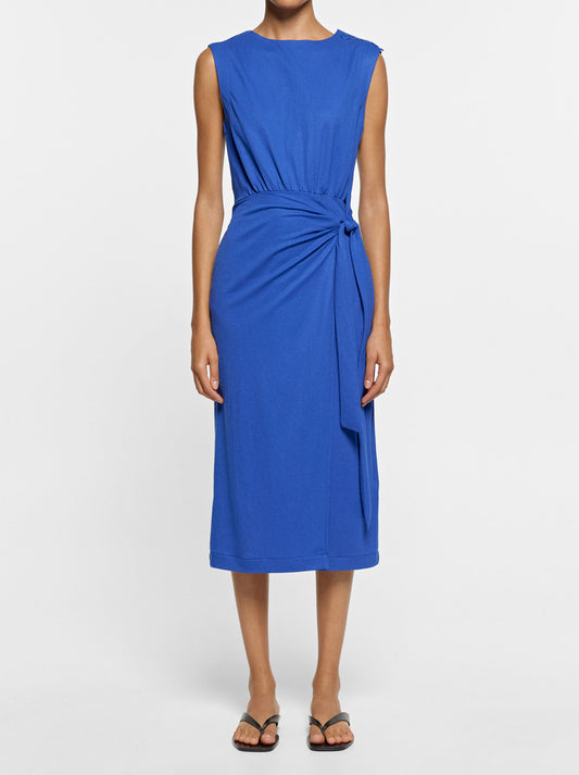 Plain Dress With Knot