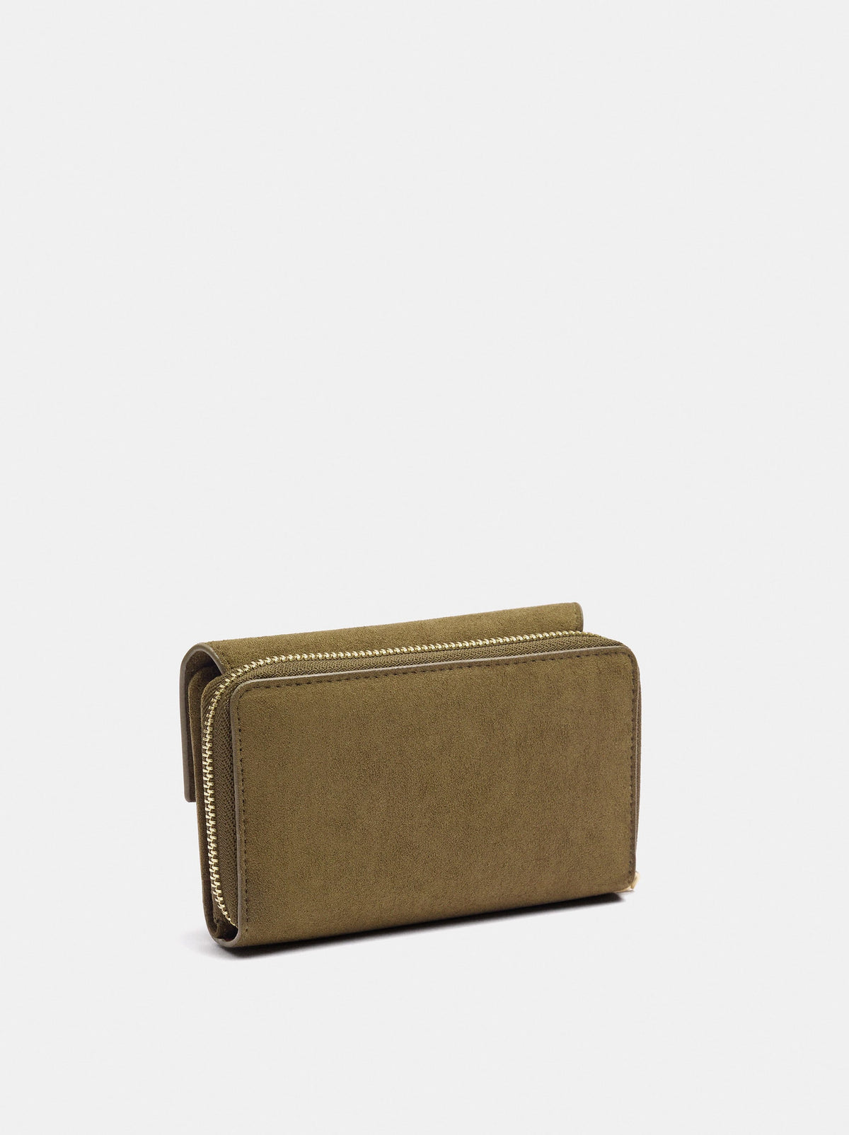 Leather-Effect Wallet With Flap