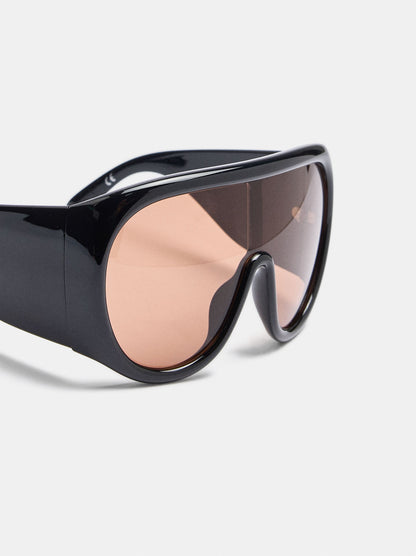 Translucent Aviator-Style Sunglasses