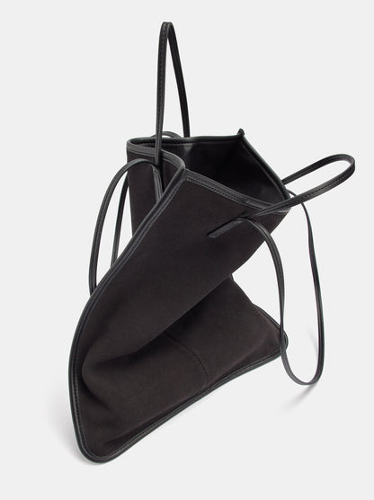 Leather Shoulder Bag With Versatile Straps