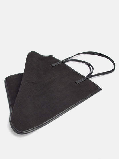 Leather Shoulder Bag With Versatile Straps