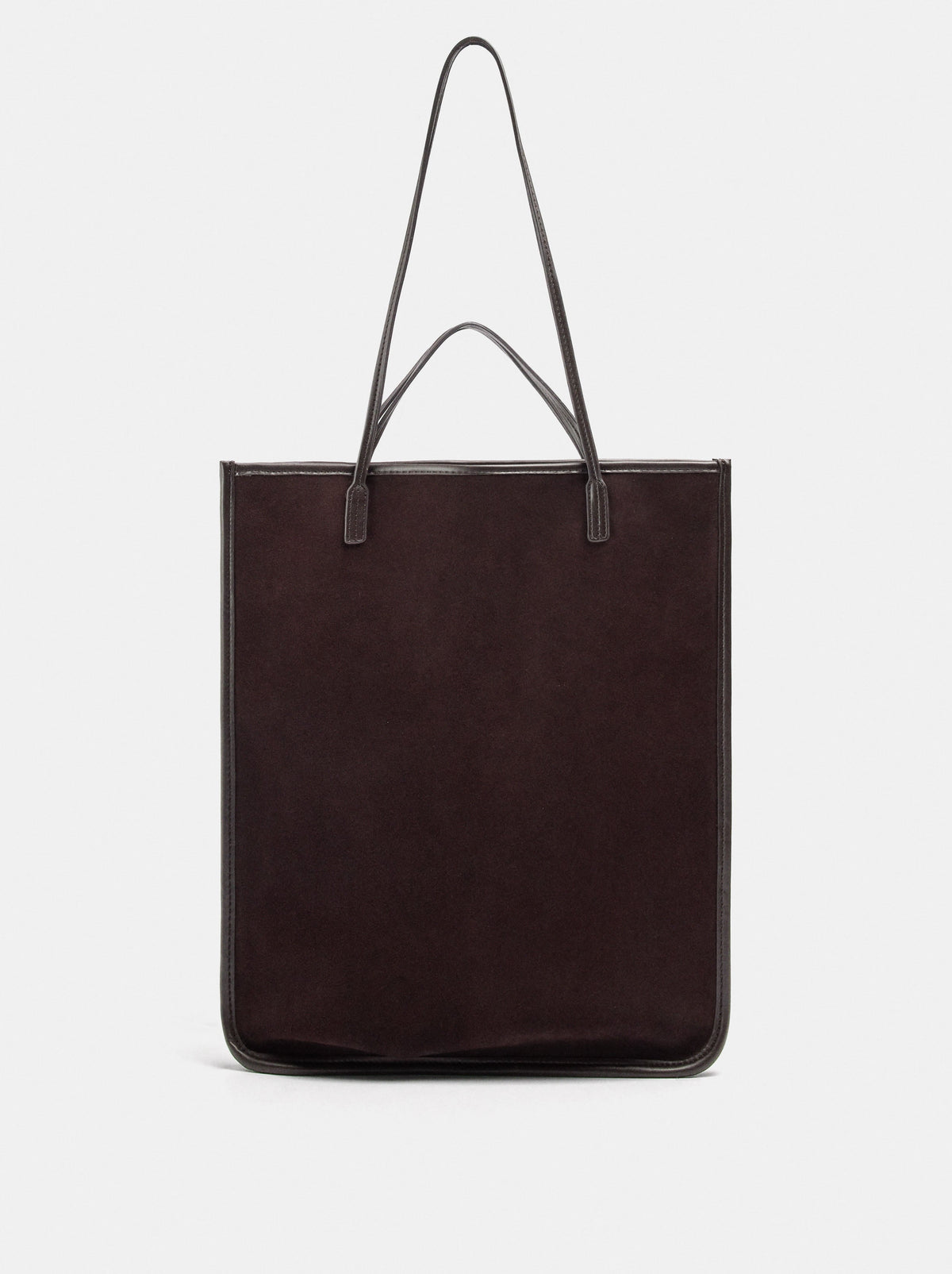 Leather Shoulder Bag With Versatile Straps