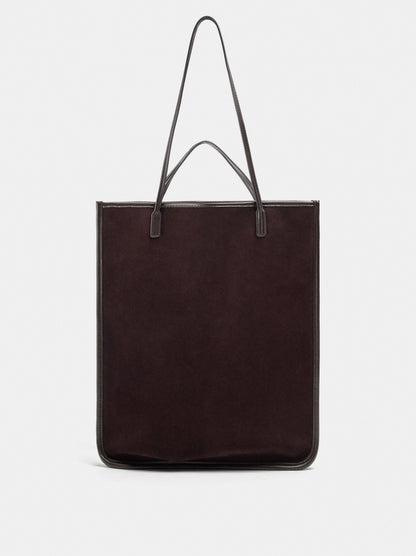 Leather Shoulder Bag With Versatile Straps