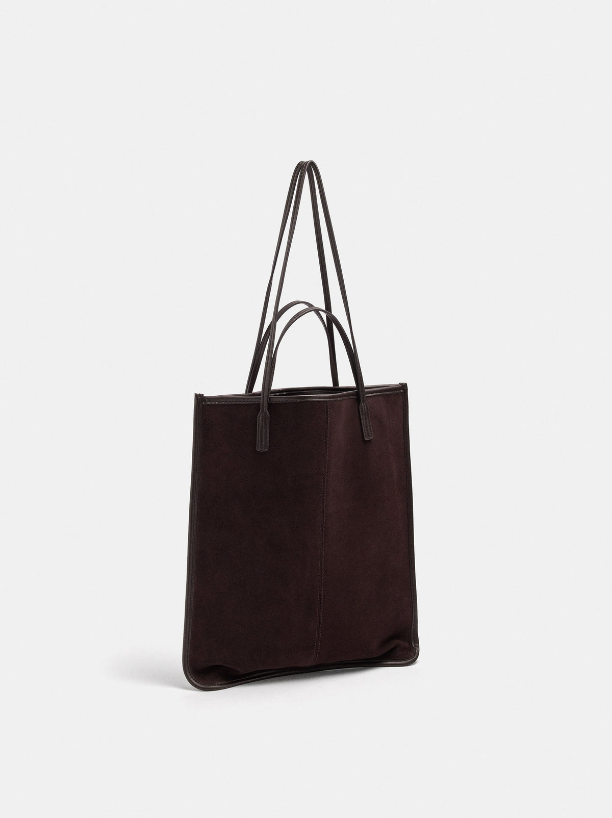 Leather Shoulder Bag With Versatile Straps