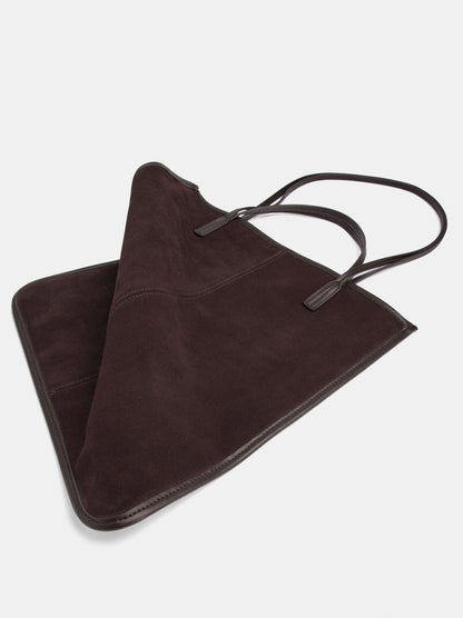 Leather Shoulder Bag With Versatile Straps