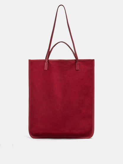 Leather Shoulder Bag With Versatile Straps