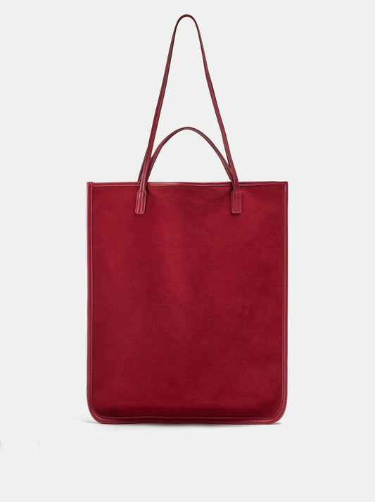 Leather Shoulder Bag With Versatile Straps