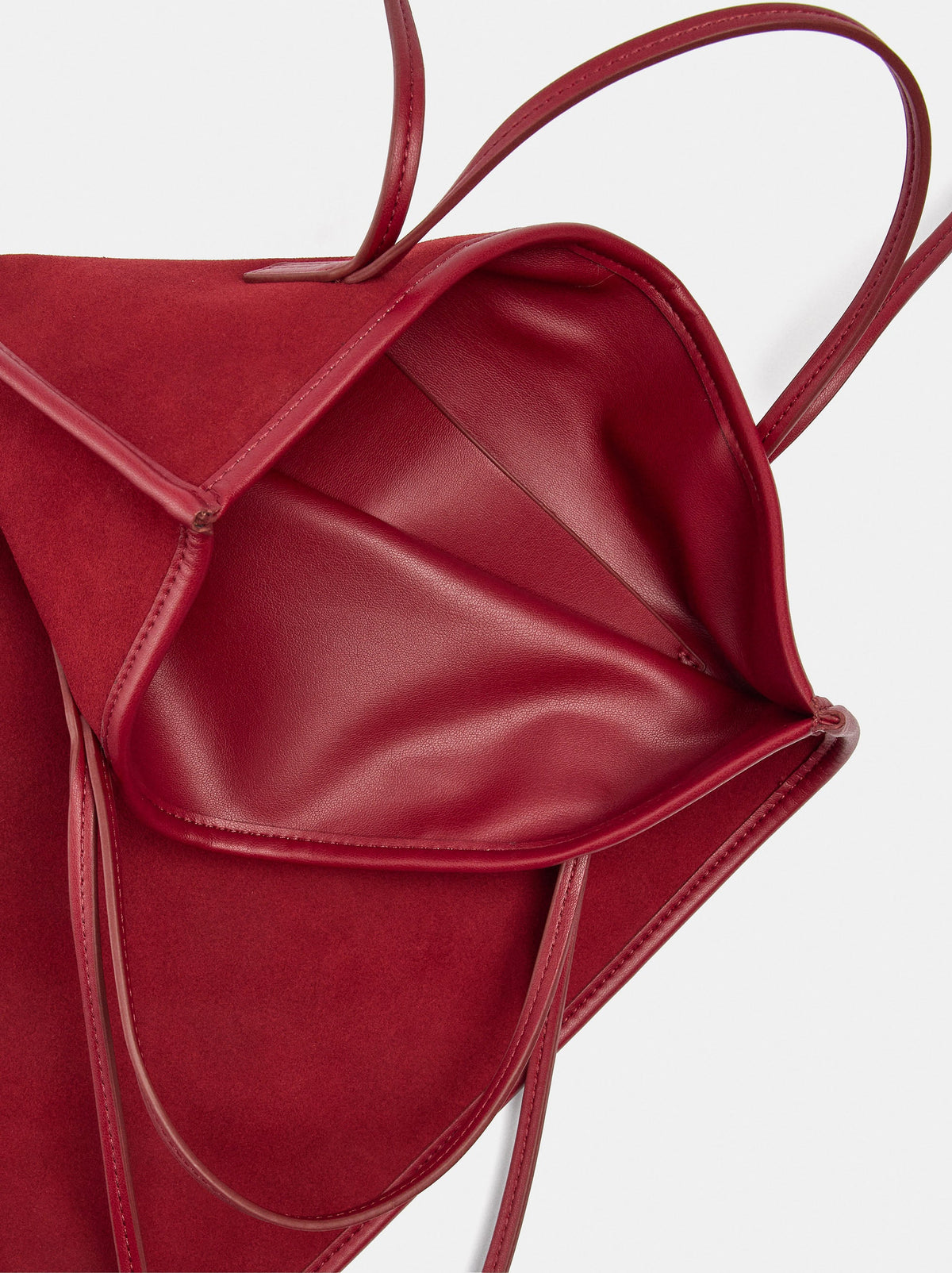 Leather Shoulder Bag With Versatile Straps