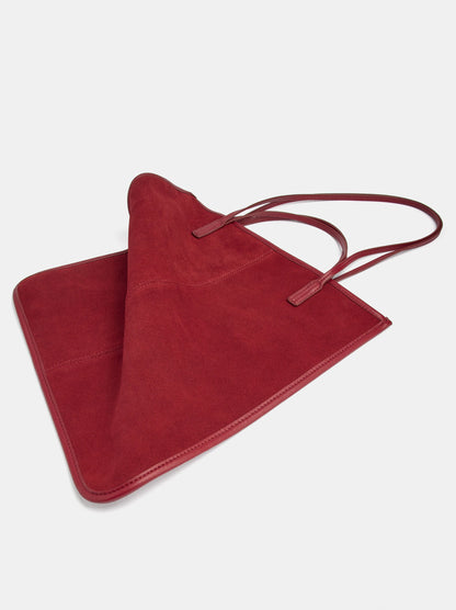 Leather Shoulder Bag With Versatile Straps