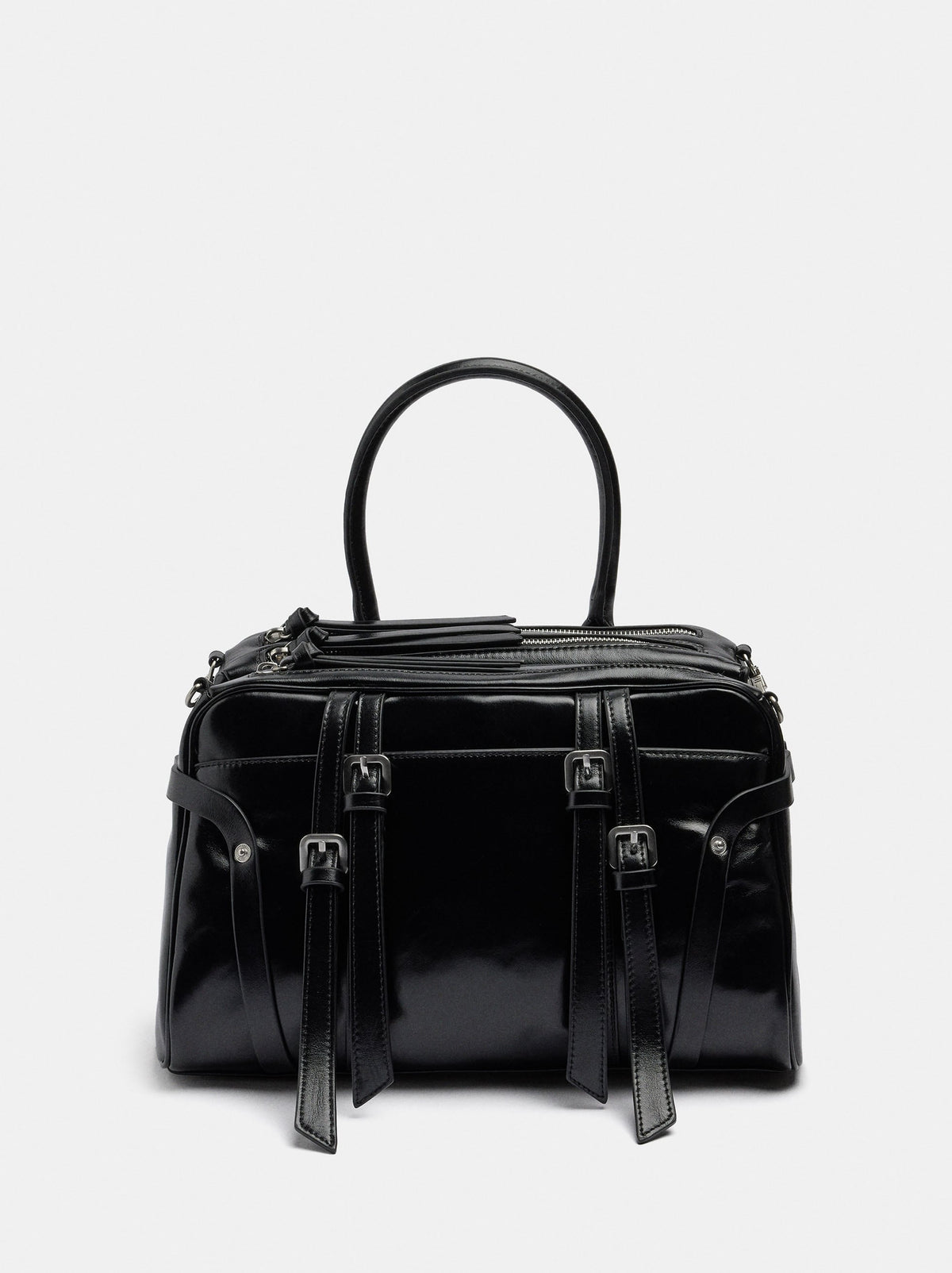 Double Leather Handbag