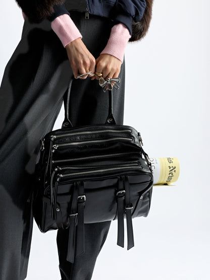 Double Leather Handbag