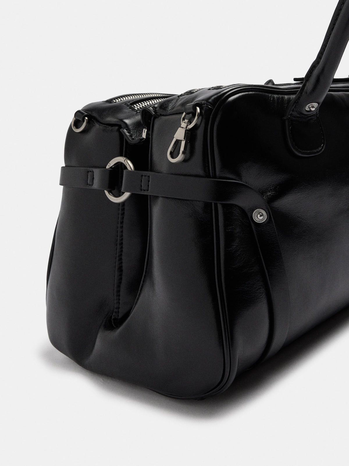 Double Leather Handbag