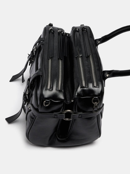 Double Leather Handbag
