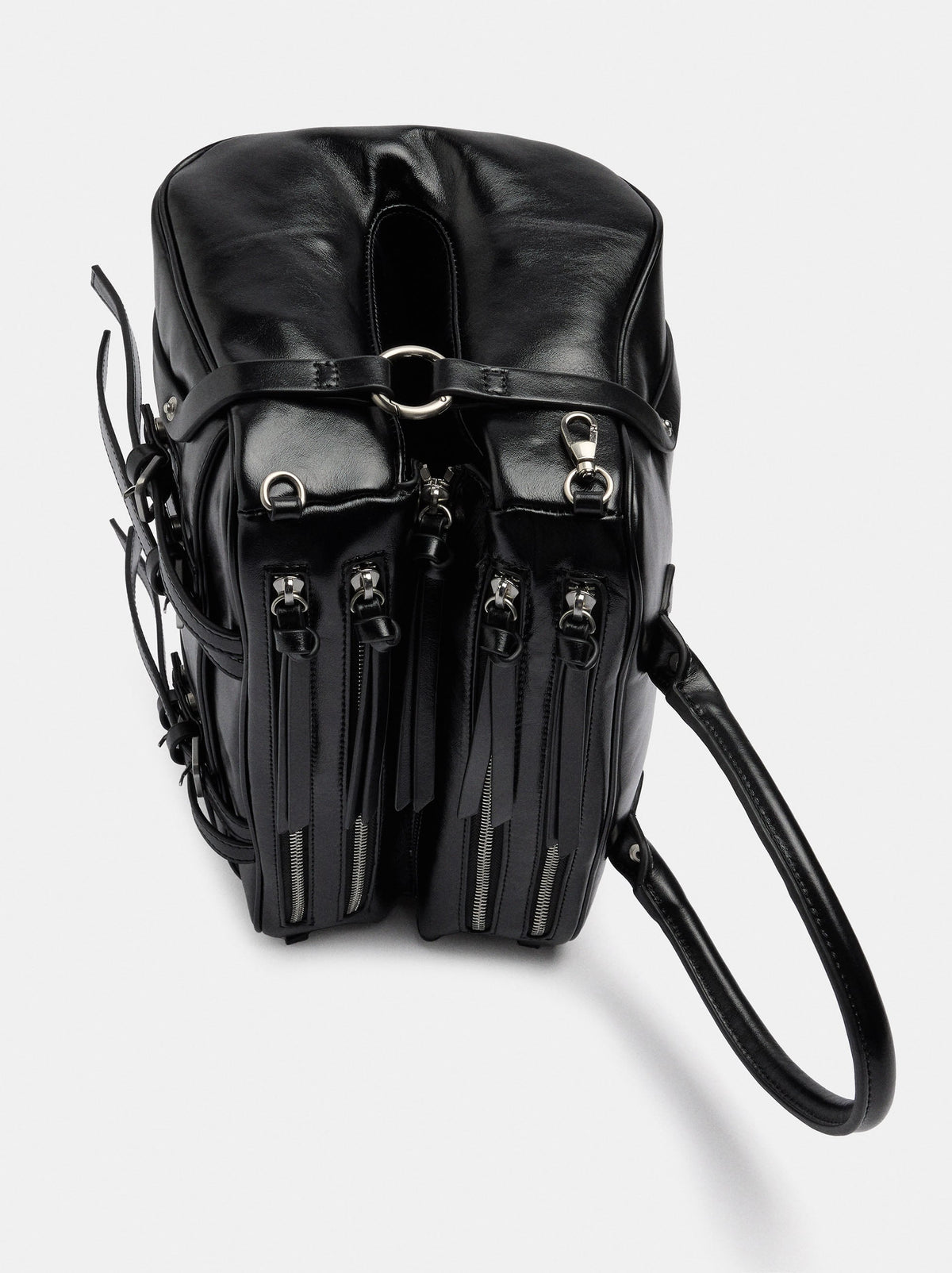 Double Leather Handbag
