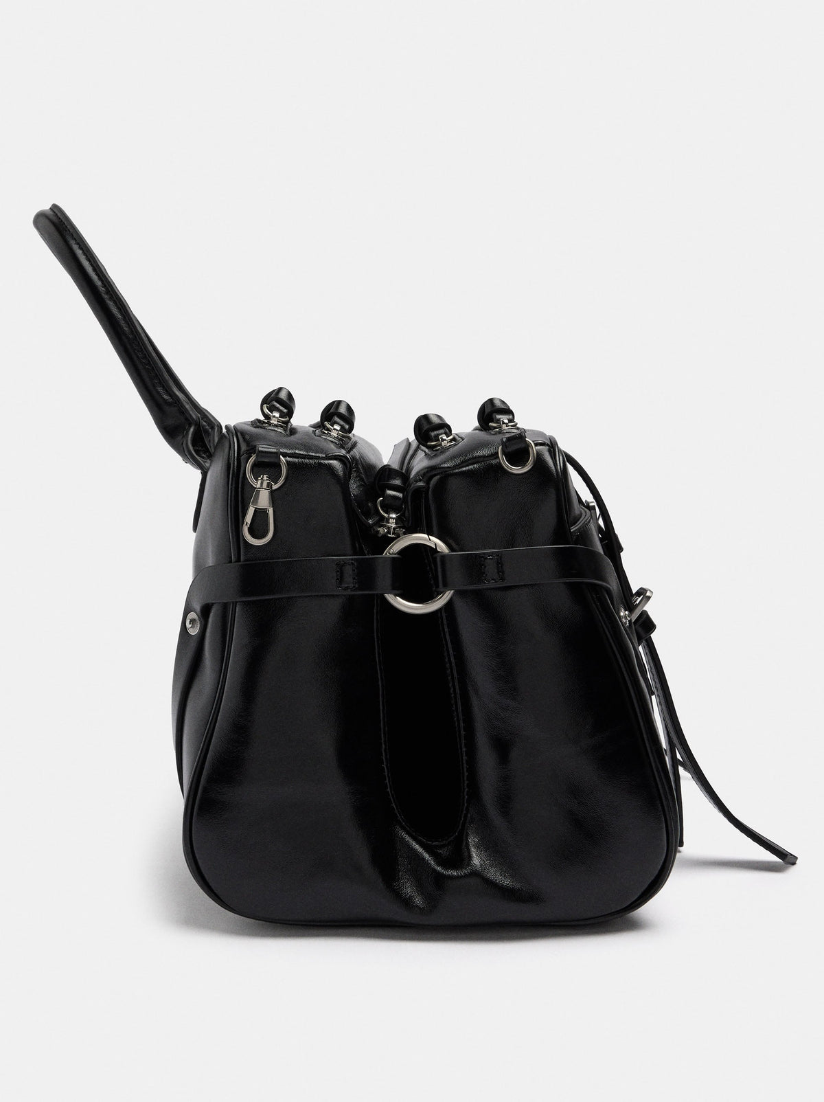 Double Leather Handbag