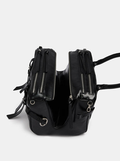Double Leather Handbag