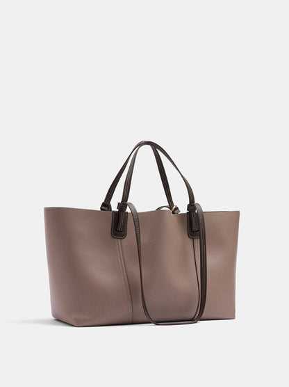 Reversible Shopper Bag With Versatile Straps