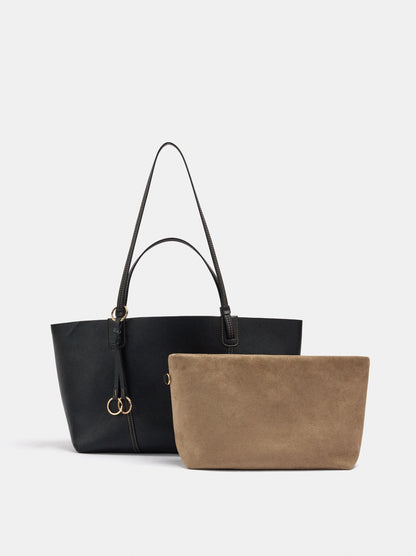 Reversible Shopper Bag With Versatile Straps