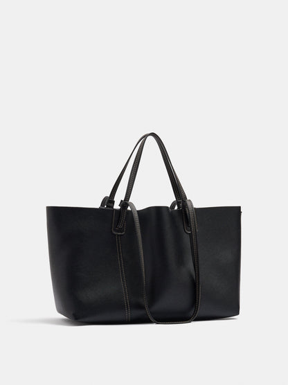 Reversible Shopper Bag With Versatile Straps